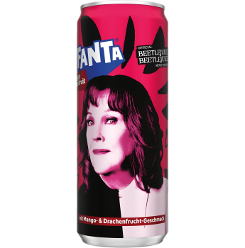 FANTA - Fanta Mango & Drachenfrucht Beetlejuice-Branding 330ml